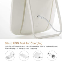 Load image into Gallery viewer, Intelligent portable LED light makeup mirror