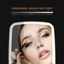 Load image into Gallery viewer, Intelligent portable LED light makeup mirror
