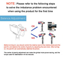 Load image into Gallery viewer, C11 3-Axis Phone Gimbal Handheld Stabilizers
